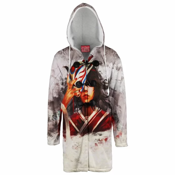 Bloodmoon Akali Hooded Cloak Coat