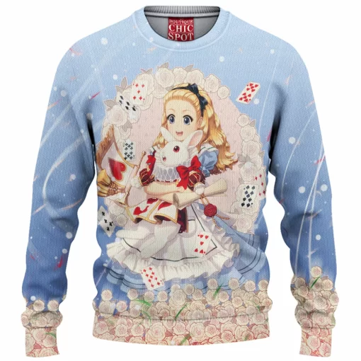 Alice Anime Style Knitted Sweater