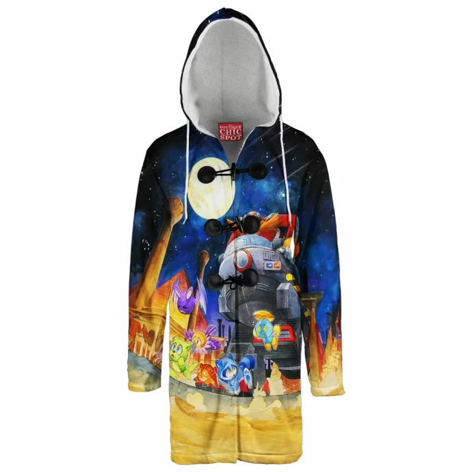 Sonic Hooded Cloak Coat