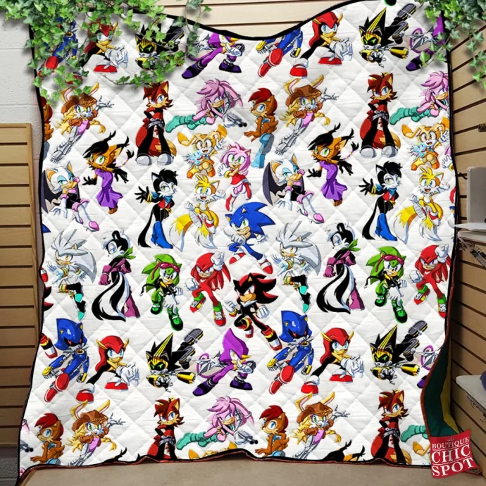 Sonic Quilt Blanket