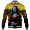Mona Lisa Baseball-Jacket