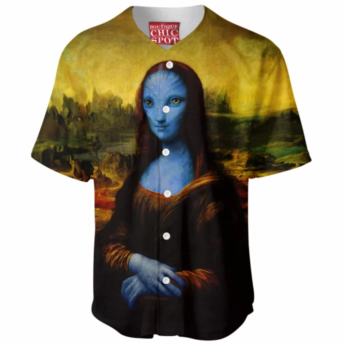 Mona Lisa Avatar Baseball Jersey