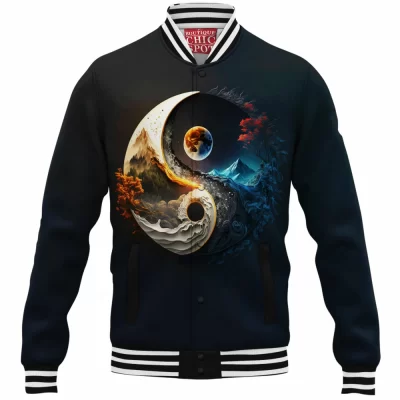 Yin and Yang Baseball-Jacket