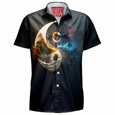 Yin and Yang Hawaiian-Shirt