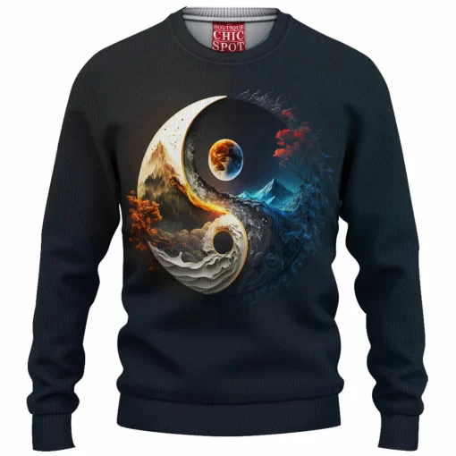 Yin and Yang Knitted Sweater
