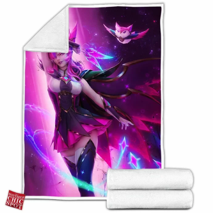 Star Guardian Xayah Fleece Blanket