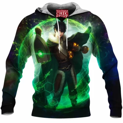 Anime Fleece-Hoodie, Naofumi Fleece-Hoodie, The Rising of the Shield Hero Fleece-Hoodie