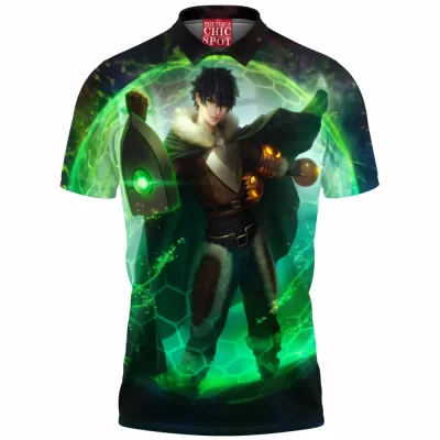 Anime Polo Shirt, Naofumi Polo Shirt, The Rising of the Shield Hero Polo Shirt