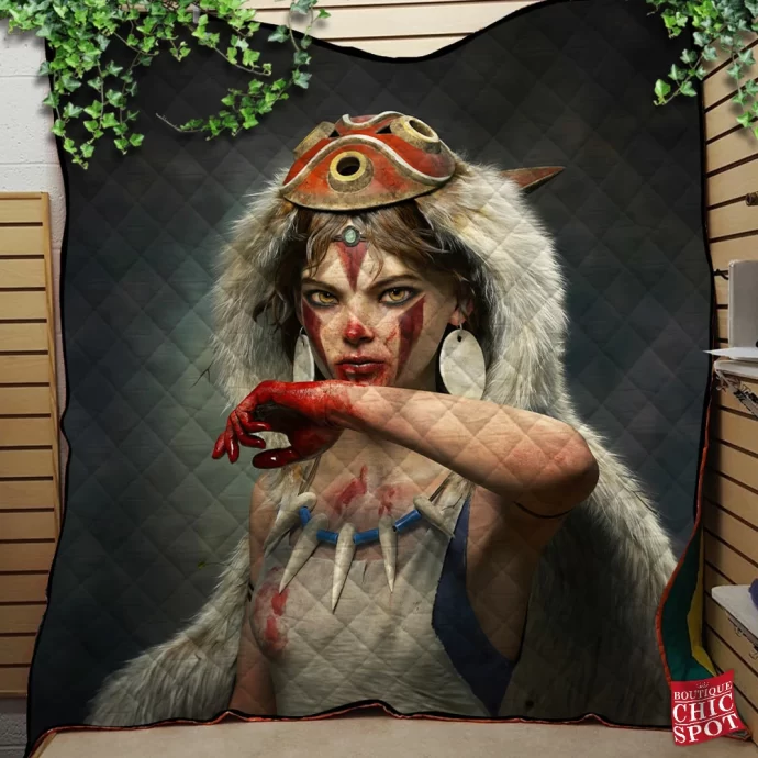 Princess Mononoke Quilt Blanket