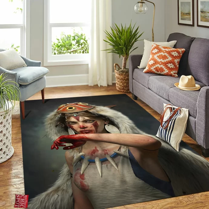 Princess Mononoke Rectangle Rug