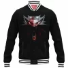 Game Baseball-Jacket, Geralt of Rivia Baseball-Jacket, The Witcher Baseball-Jacket, Fantasy Baseball-Jacket