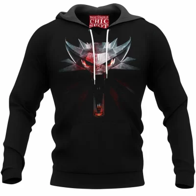 Game Hoodie, Geralt of Rivia Hoodie, The Witcher Hoodie, Fantasy Hoodie