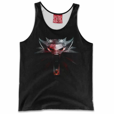 Game Tank-Top, Geralt of Rivia Tank-Top, The Witcher Tank-Top, Fantasy Tank-Top