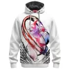 Anime Fleece-Hoodie, Zangoose Fleece-Hoodie, Pokemon Fleece-Hoodie