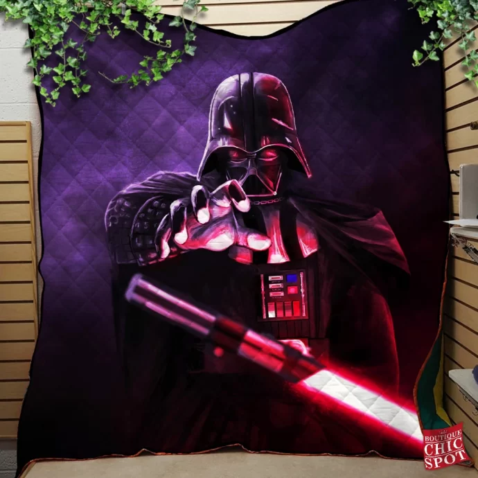 Darth Vader Quilt Blanket