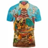 Anime Polo Shirt, Charmander Polo Shirt, Pokemon Polo Shirt