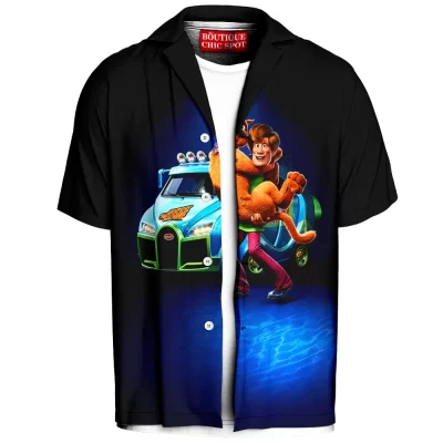 Cartoon Hawaiian-Shirt, Scooby-Doo Hawaiian-Shirt