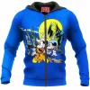 Mickey Mouse and Minnie Mouse Zip Hoodie