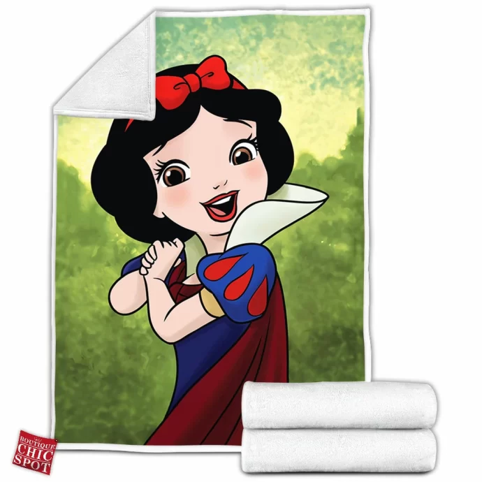 Snow White Fleece Blanket