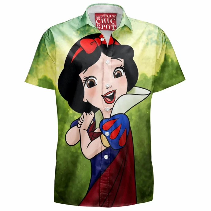 Snow White Hawaiian Shirt