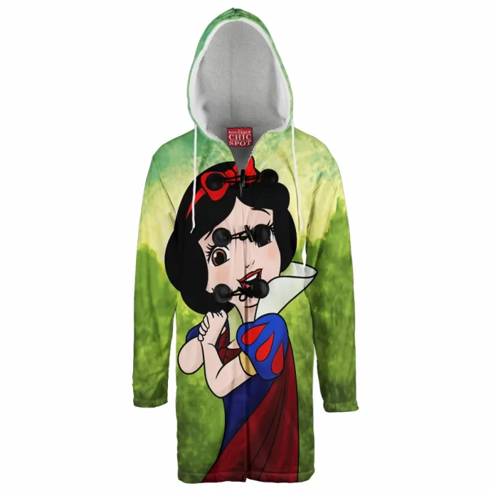 Snow White Hooded Cloak Coat