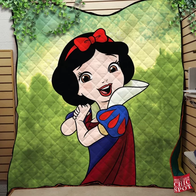 Snow White Quilt Blanket