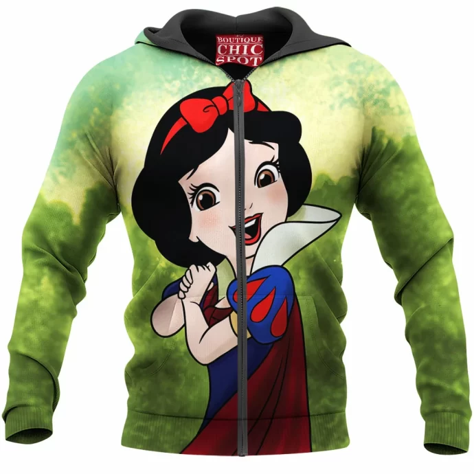 Snow White Zip Hoodie