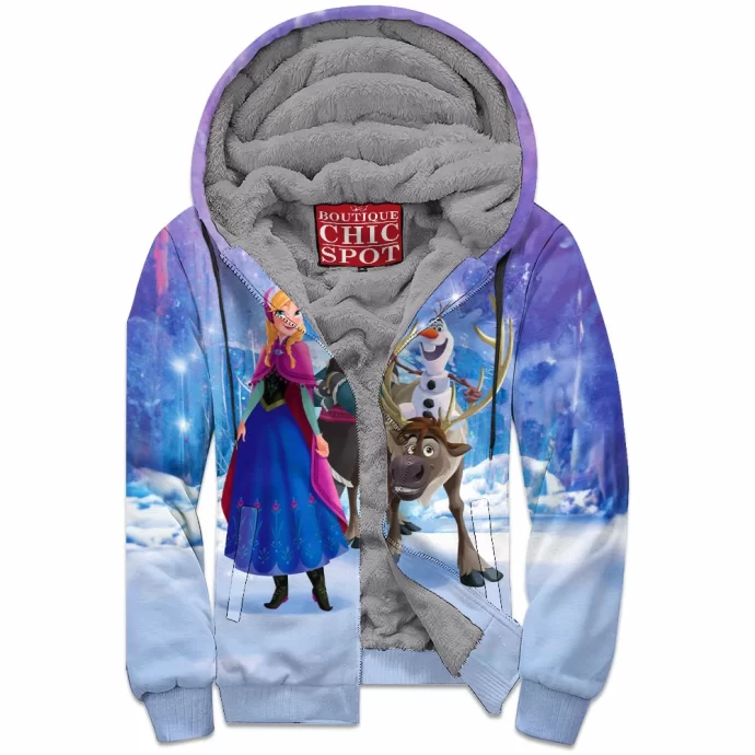 Frozen Zip Fleece Hoodie