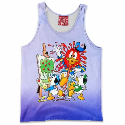 Animation Tank-Top, Donald Duck Tank-Top, Disney Tank-Top