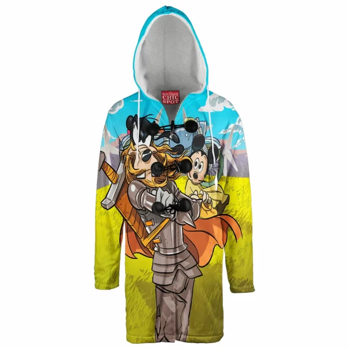 Goofy Hooded Cloak Coat