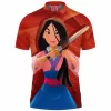 Animation Polo Shirt, Mulan Polo Shirt, Disney Polo Shirt