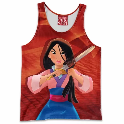 Animation Tank-Top, Mulan Tank-Top, Disney Tank-Top