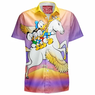 Animation Hawaiian-Shirt, Donald Duck Hawaiian-Shirt, Disney Hawaiian-Shirt