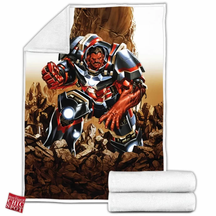 Red Hulk Fleece Blanket