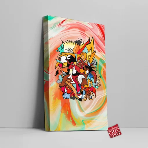 Animation Characters Canvas Wall Art