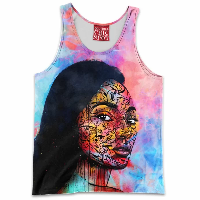 Black Woman Tank Top