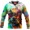 Abstract Fleece-Hoodie