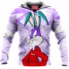 Bugs Bunny Fleece-Hoodie, Cartoon Fleece-Hoodie, Looney Tunes Fleece-Hoodie