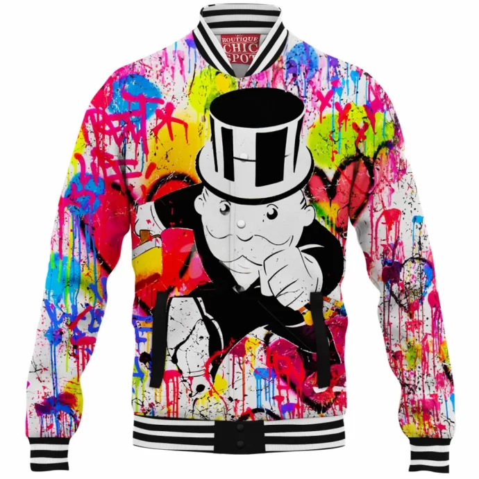 Mr. Monopoly Baseball Jacket