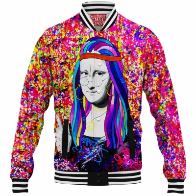 Game Baseball-Jacket, Genshin Impact Baseball-Jacket, Mona Baseball-Jacket