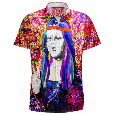Game Hawaiian-Shirt, Genshin Impact Hawaiian-Shirt, Mona Hawaiian-Shirt