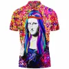 Game Polo Shirt, Genshin Impact Polo Shirt, Mona Polo Shirt