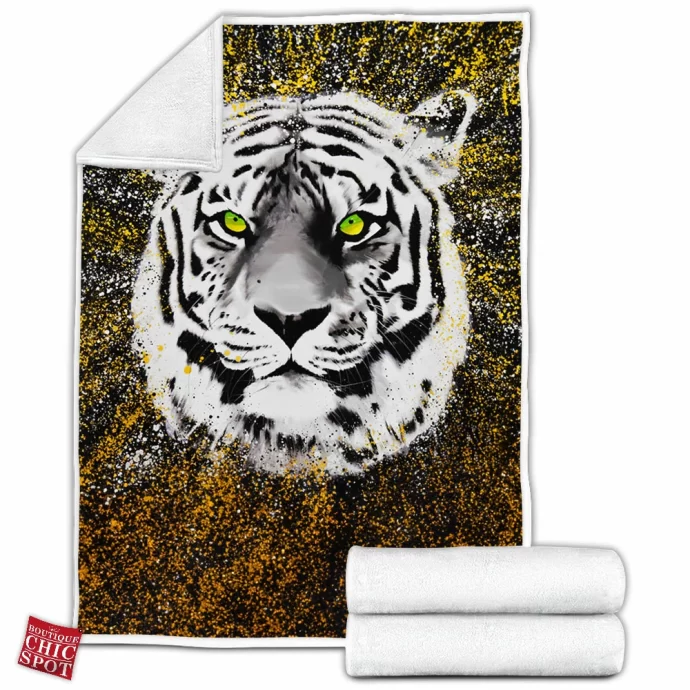 Tiger Fleece Blanket