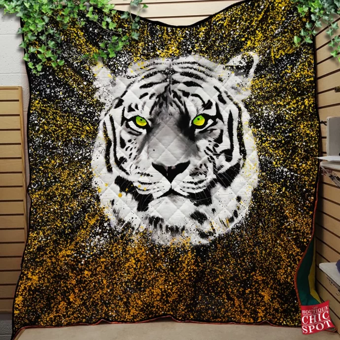 Tiger Quilt Blanket