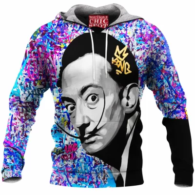 Salvador Dali Fleece-Hoodie