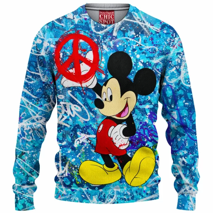 Mickey Mouse Knitted Sweater