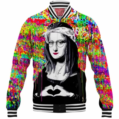 Game Baseball-Jacket, Genshin Impact Baseball-Jacket, Mona Baseball-Jacket