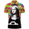 Game Polo Shirt, Genshin Impact Polo Shirt, Mona Polo Shirt