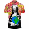 Game Polo Shirt, Genshin Impact Polo Shirt, Mona Polo Shirt