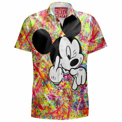 Animation Hawaiian-Shirt, Mickey Mouse Hawaiian-Shirt, Disney Hawaiian-Shirt